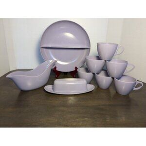 1 0 pcs MCM Royalon Melmac made USA Lavender